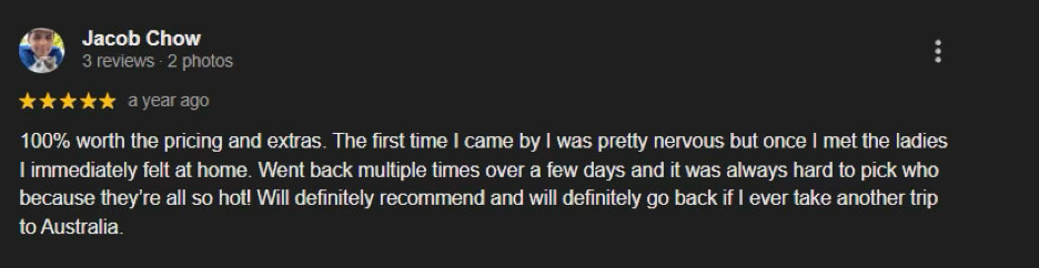 Jacob review, Stiletto Sydney