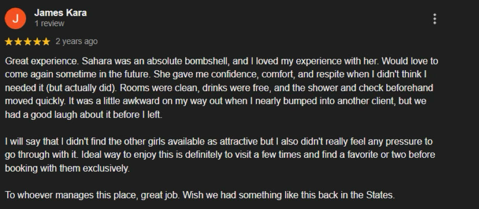 James review, Stiletto Sydney